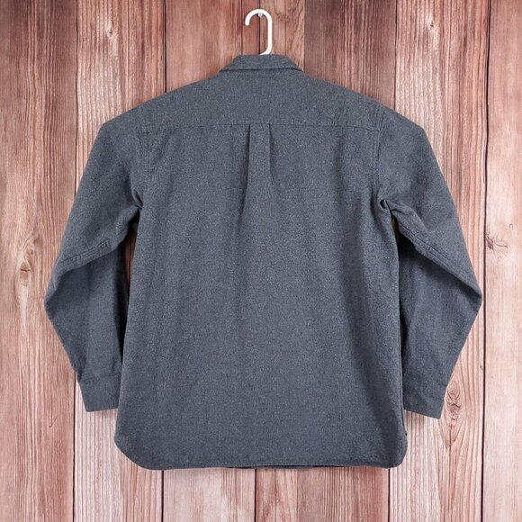 LL Bean Mens Size Large Regular Chamois Cloth Shirt Traditional Fit Gray 187923 - Picture 2 of 15